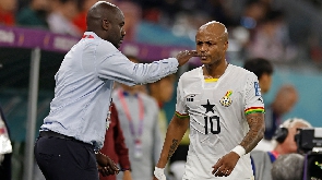 A photo of Otto Addo and Andre Dede Ayew