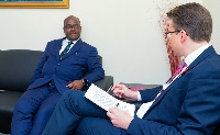 Dr. Ernest Addison, Bank of Ghana Governor sharing his insights with centralbanking.com