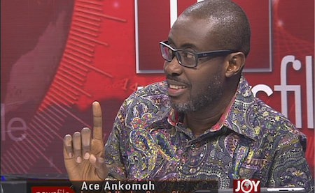 Ace Ankomah, leading member of Occupy Ghana