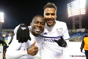 Frank Acheampong With Teammate