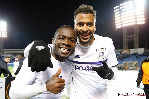 Frank Acheampong qualifies with Anderlecht