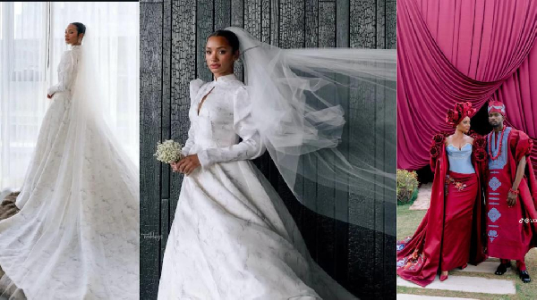Temi Otedola’s stunning wedding looks captured in three separate ceremonies