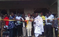 The event was graced by DCE of the area Eugene Sackey, chief of Ahodwo and members of the community