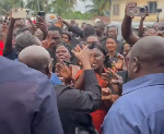 Bawumia receives rousing welcome at funeral of former NEIP CEO’s father