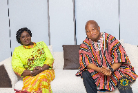 Prof Opoku-Agyemang and Okudzeto Ablakwa attended the investiture ceremony of Guinea's President