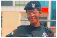 Detective Lance Corporal Confidence Tetteh won the maiden UCC Provost’s Award