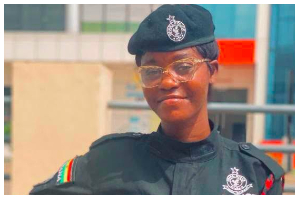 Detective Lance Corporal Confidence Tetteh won the maiden UCC Provost’s Award
