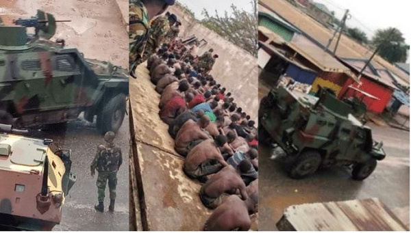 Photos from the military swoop at Ashaiman