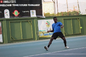 Tennis player, Reginald Okantey
