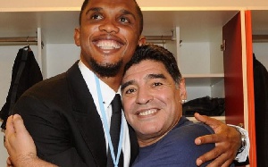 Former and current African soccer stars paid tribute to Maradona following the news of his death