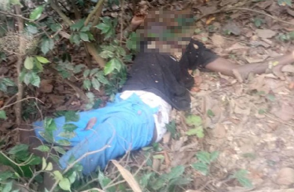 The lifeless body of 16-year-old Kweku Gyamerah