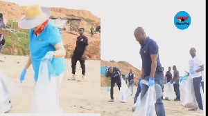 US Ambassador, Accra Mayor, others clean up Osu Beach on World Wildlife Day