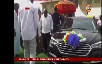The Kantanka Mensah car called President Akufo-Addo a thief when he alighted from it