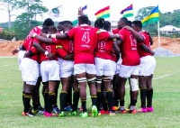 Ghana's rugby team; the Eagles