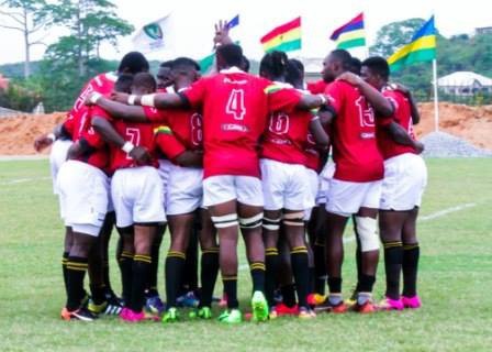 Ghana's rugby team; the Eagles