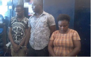 three suspected robbers apprehended
