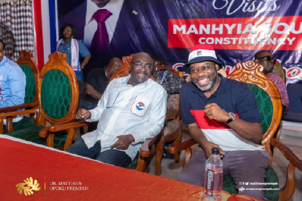 Vice President Dr Mahamudu Bawumia and Dr Matthew Opoku Prempeh