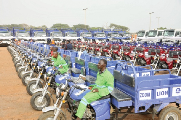 Some of the tricycles on display