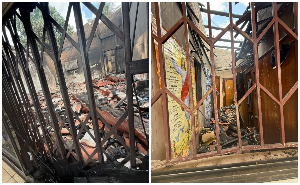 Pictures of Sonnie Badu's parents home
