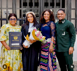 L-R: Nana Akosua, Josuana Mawuena, Naa Dromo and Rev Paapa