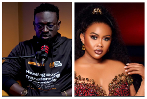 Media personality Kobby Kyei and actress Nana Ama McBrown Media personality Kobby Kyei and actress Nana Ama McBrown