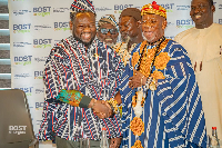BOST MD Afetsi Awoonor with the Buipewura