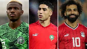 Victor Osimhen, Achraf Hakimi da Mohamed Salah