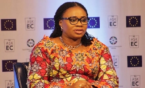 Former Chairperson of the Electoral Commission, Charlotte Osei
