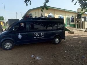 A scene from the Ho Central Mosque on Friday
