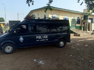 A scene from the Ho Central Mosque on Friday