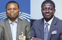 Franklin Cudjoe (L) believes David Asante performed well at the Ghana Publishing Company