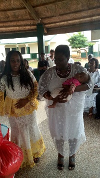 Modern Women of Wisdom Organization (MWOW) gives to 3-month- old orphan