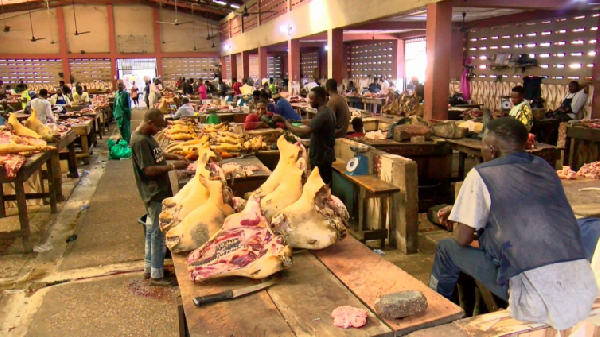 A photo of an abattoir
