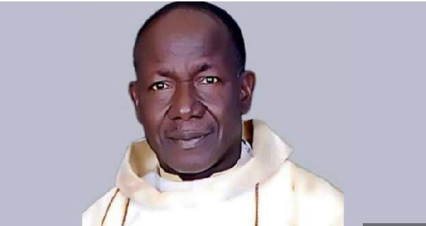 Father Isaac Achi was serving as the parish priest