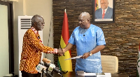 Dr. Nduom paid a courtesy call on former President Mahama on Friday