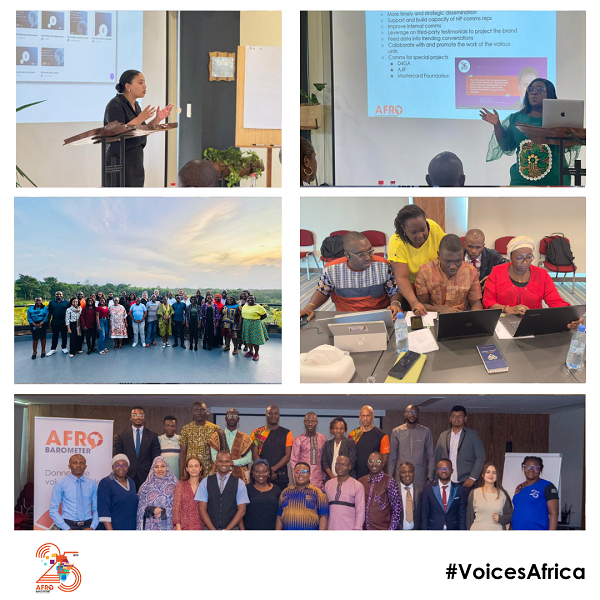 The training featured a practical media training module that helped participants to improve skills