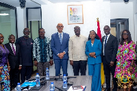 Dr Cassiel Ato Forson met with officials from Ecobank Group on May 23, 2025