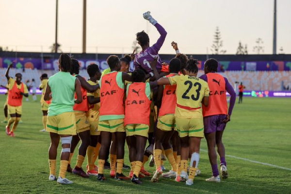 Goalkeeper Cynthia made two saves as the Black Queens qualified for the semifinals