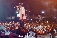 Stonebwoy performed at the 27th TGMAs Xperience Concert in Koforidua