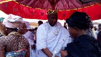 The newly installed Ewe Community Chief Torgbui Segbefia IV