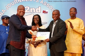 Kwame Sefa Kayi won the 2016 GJA best journalist award