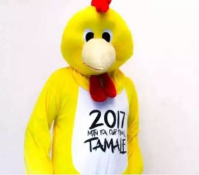 The mascot is a yellow fowl by name Mr. Obia Nye Obia