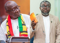 Barker-Vormawor (R) says Ofori-Atta has been put on an electronic monitoring device