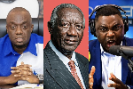The NPP wants Kevin Taylor (R) cautioned over his attacks on Kufuor (M)