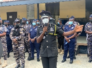 IGP Dampare is said to have led the operation in Ashaiman