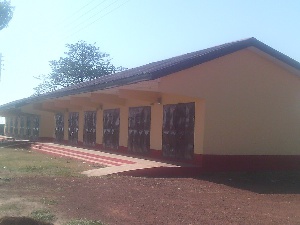 The new market facility for the kapkayili community in Tamale