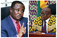 Joe Osei Owusu [L] and Alban Bagbin