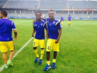 Ghana duo Richard Gadze and Anthony Annan