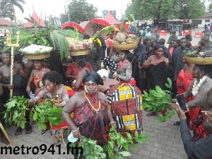 A rich cultural display of the Nzema Kotoko people