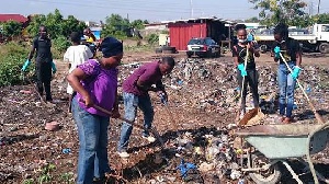 The finalists organized cleanup exercise for the community